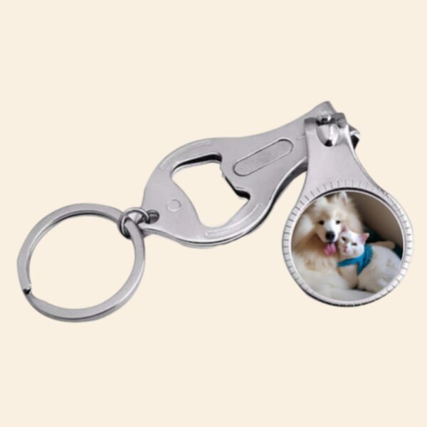 Personalised Customisable I Love Grandma Nail Cutter File Bottle Opener Keyring