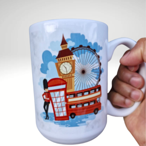 London’s Iconic Wonders 15oz Personalised Coffee Mug