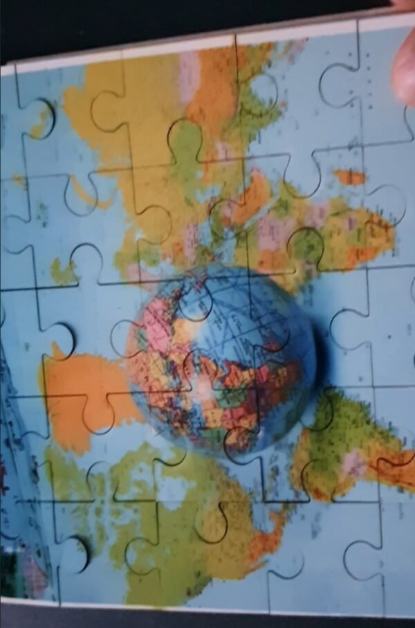 Personalized World Map Jigsaw Puzzle