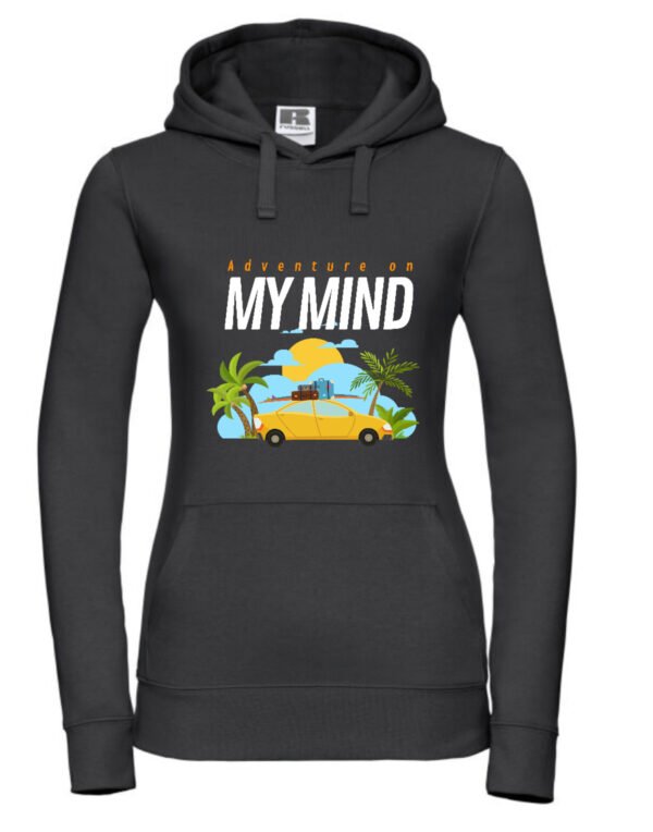 Personalized Premium Hoodie Sweatshirt Adventure On My Mind - Customizable - Image 4