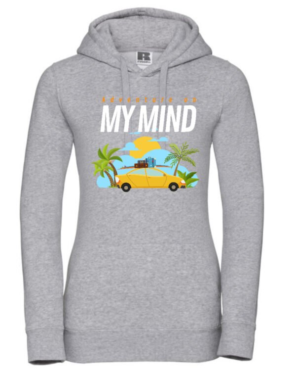 Personalized Premium Hoodie Sweatshirt Adventure On My Mind - Customizable - Image 3