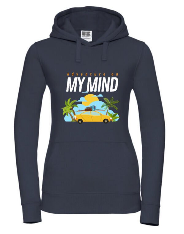 Personalized Premium Hoodie Sweatshirt Adventure On My Mind - Customizable - Image 2