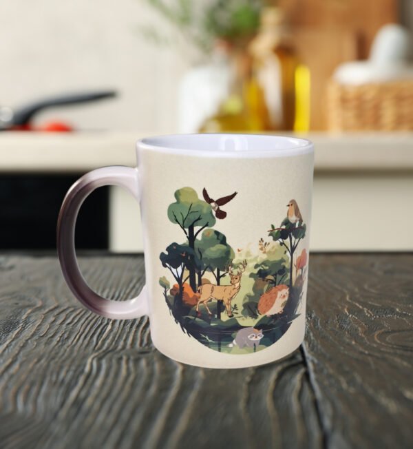 Top Quality 11oz Black Heat-Sensitive Custom Ceramic Mug – Customizable and Dishwasher-Safe - Image 3
