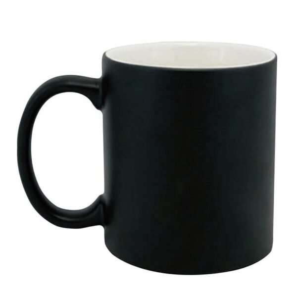 Top Quality 11oz Black Heat-Sensitive Custom Ceramic Mug – Customizable and Dishwasher-Safe - Image 2