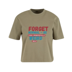 Women’s Loose-Fit Crop Tshirt – Personalised Style, Effortless Comfort