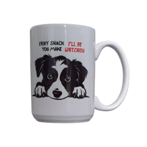 15oz Personalized Dog Lover Mug – Peeking Dog Funny Gift UK