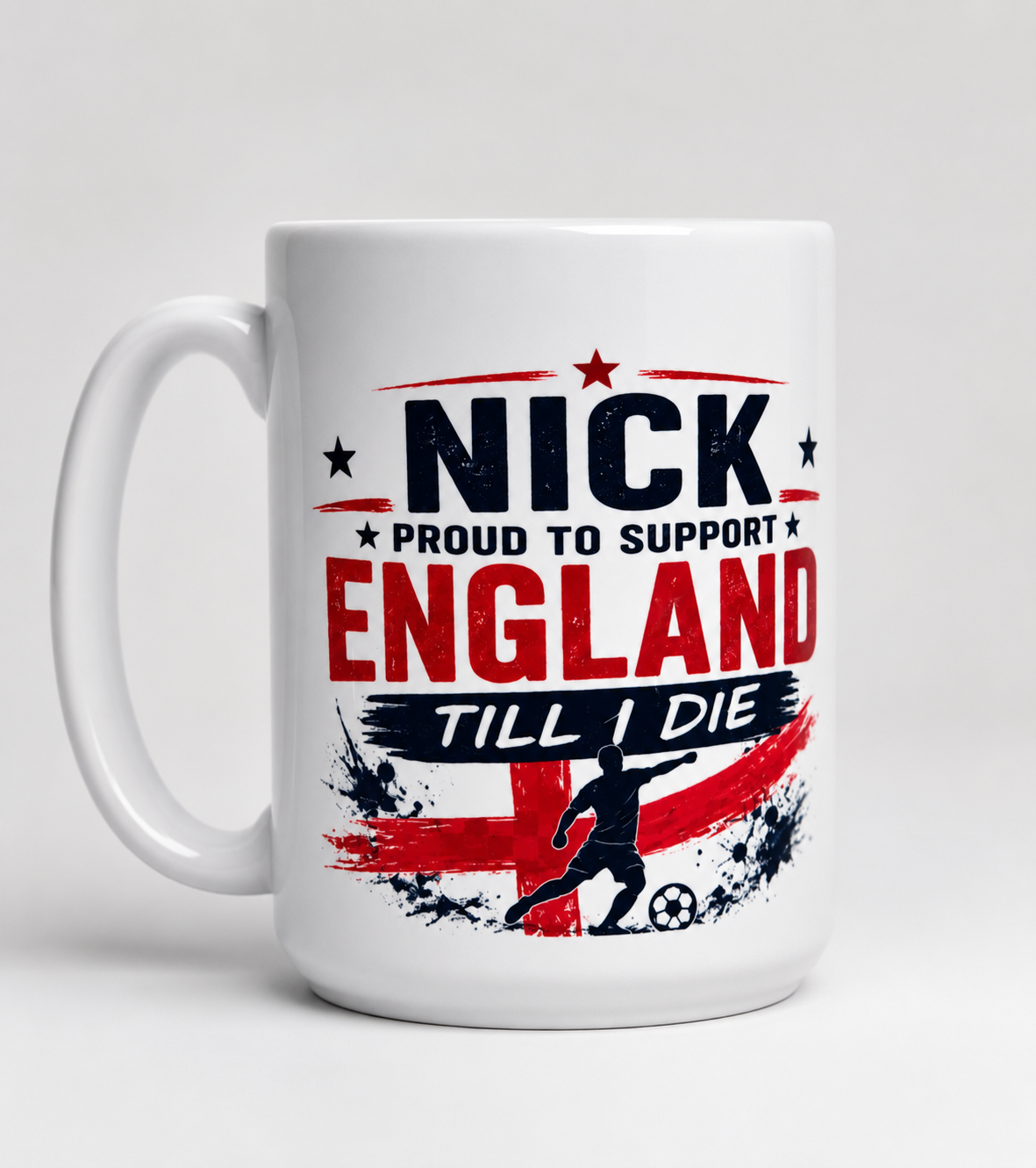 Personalised England Coffee Mug 15oz Tea Mug