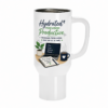 40oz Stainless Steel Personalised Travel Tumbler with Handle – Glossy Insulated Water Mug