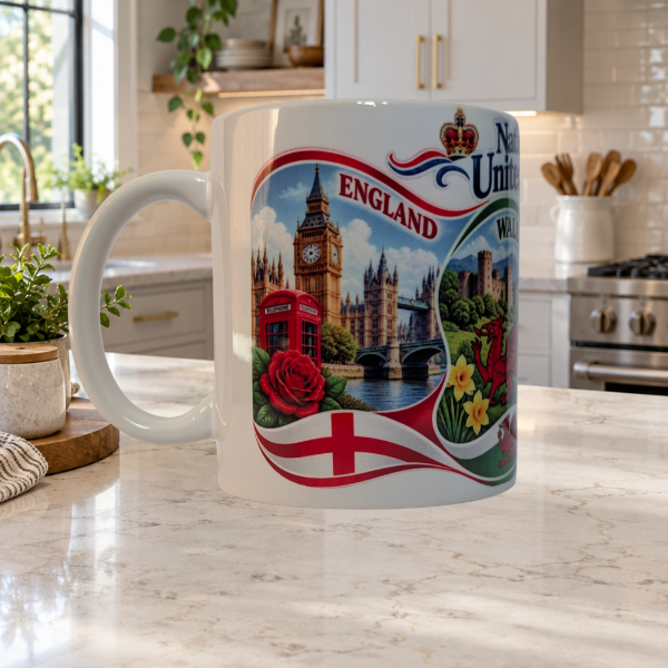 Nations of the United Kingdom 11oz Coffee Mug – UK Souvenir Gift - Image 3